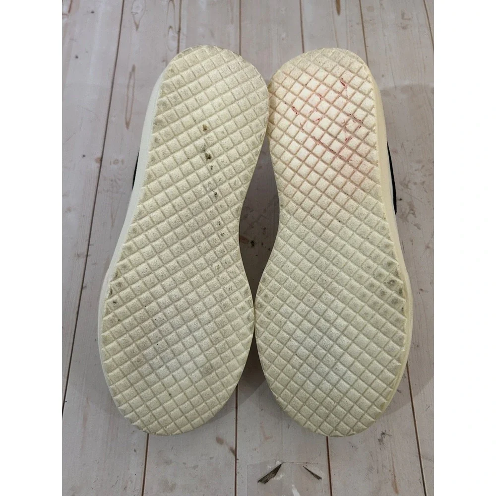 Steve Madden Gaines White Faux Leather Chunky Women's Platform Sneakers Sz 4M